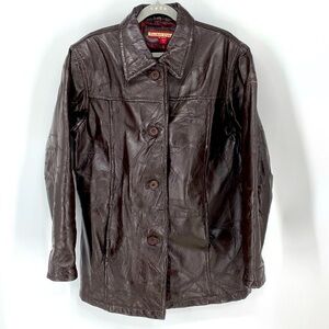 Vintage Leather Jacket by Haband Women’s Medium